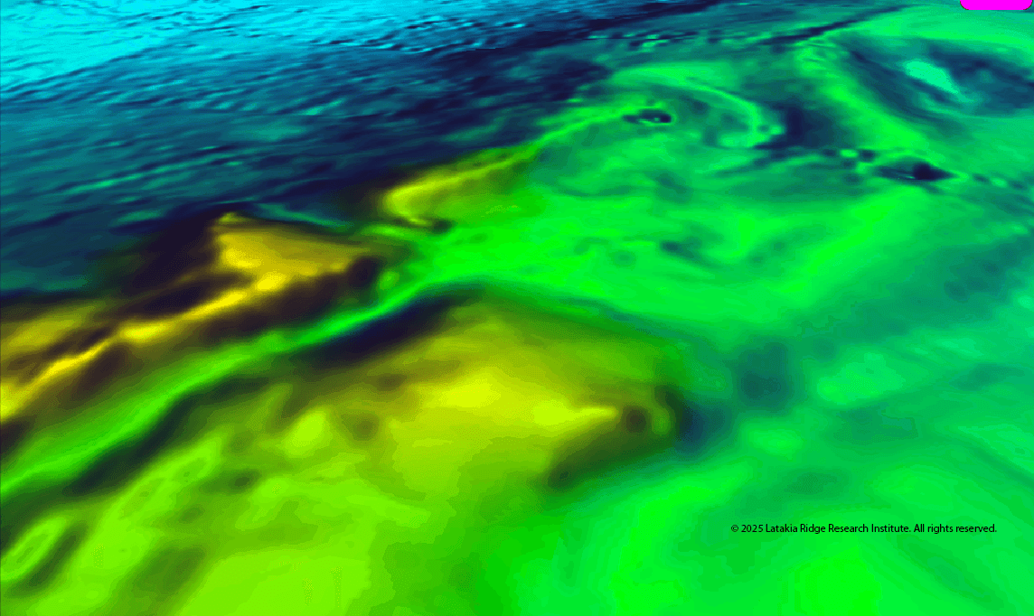 EMODnet bathymetric scan, canal-like features