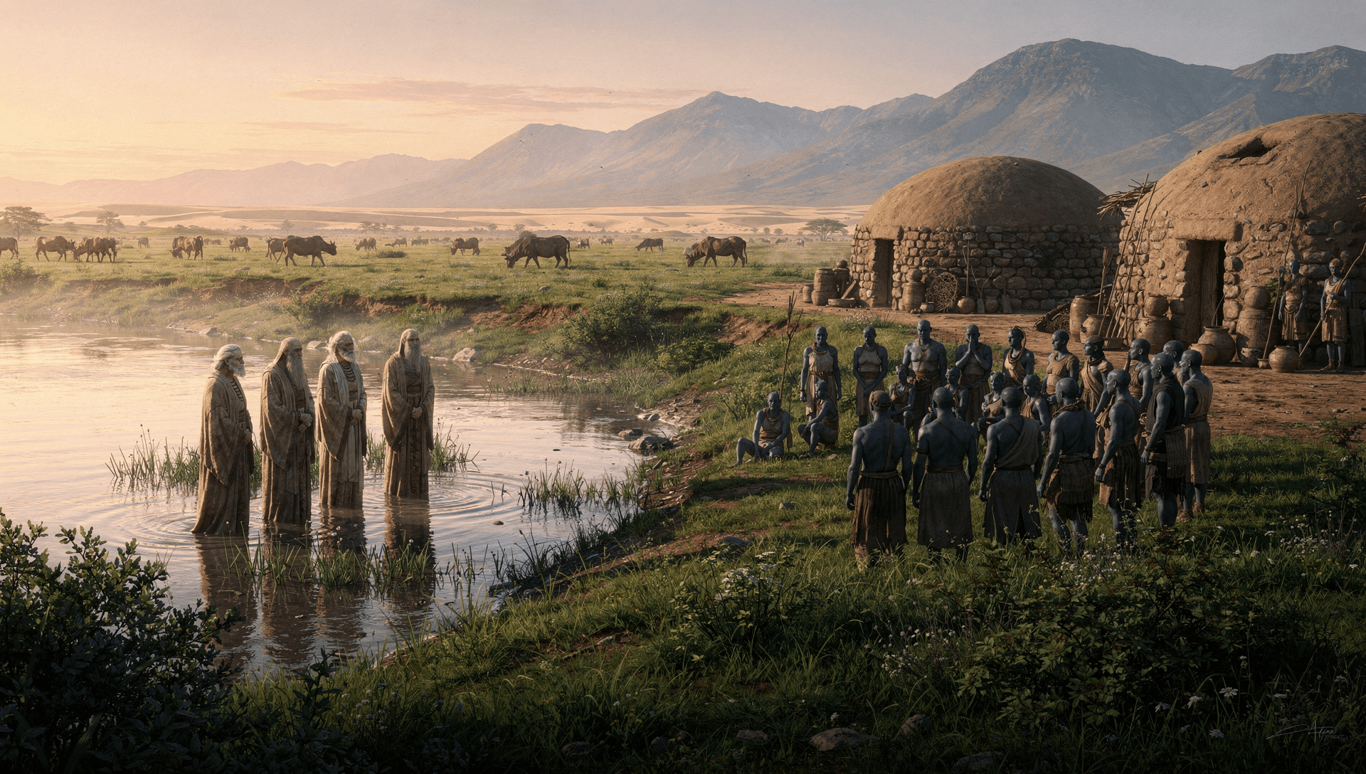 The Amphibious Teachers and the Green Sahara: The Dogon Nommo and the Pre-Desertification Indigo Civilization