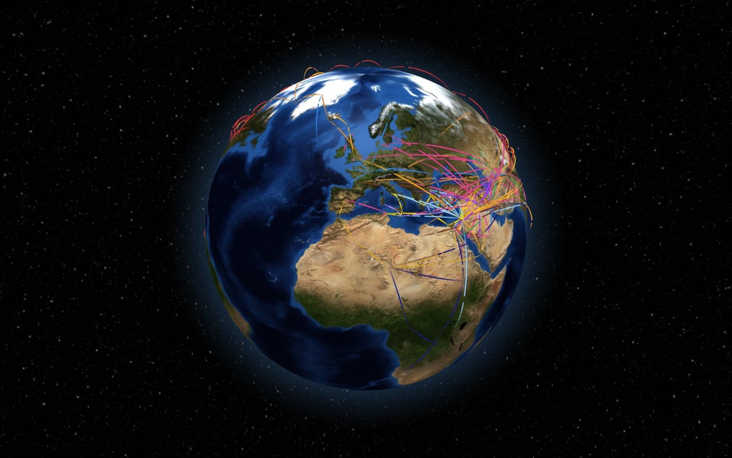 Interactive 3D map of Urantia Book sites