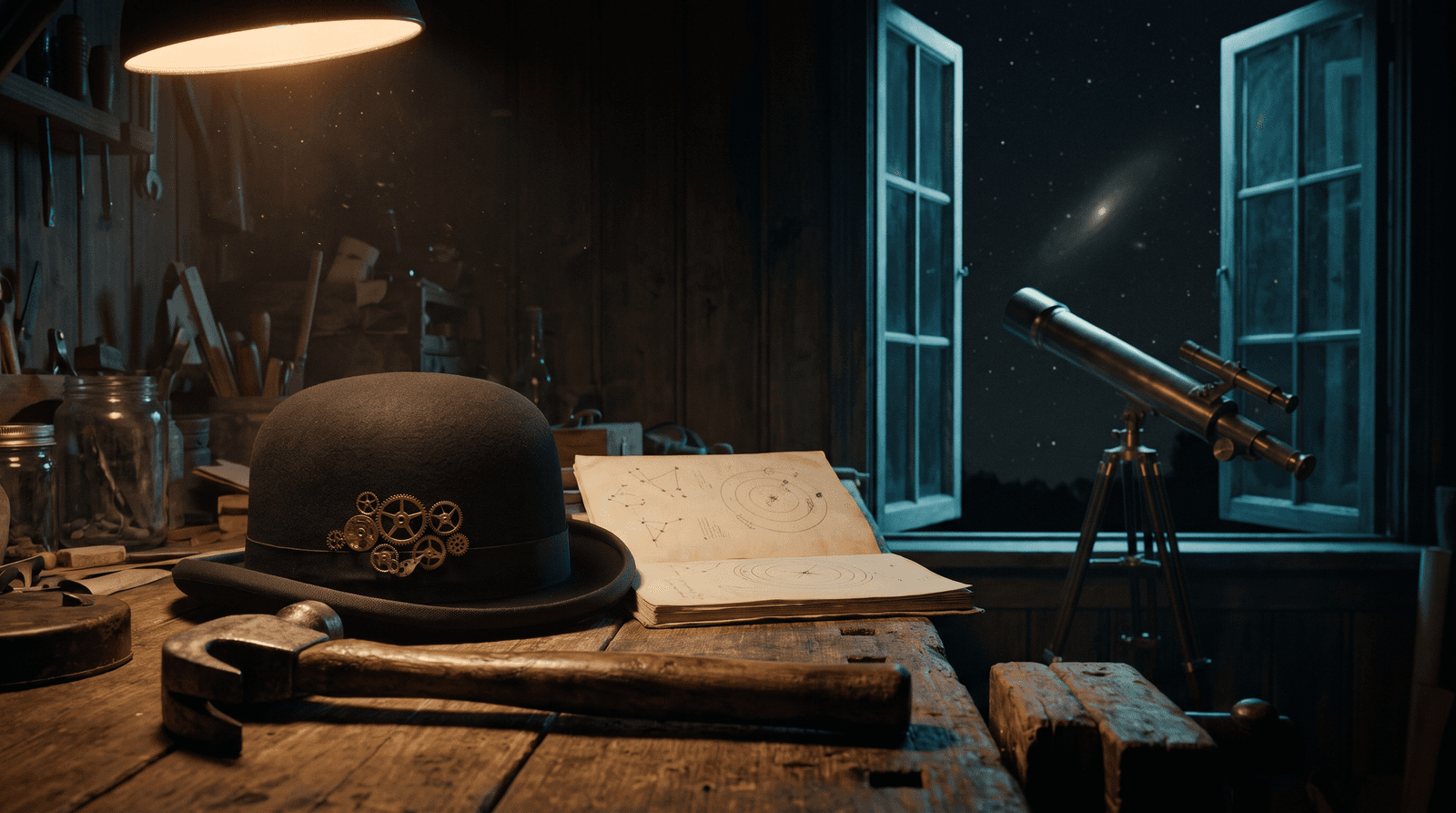 The Hat, the Hammer, and the Million Light Years